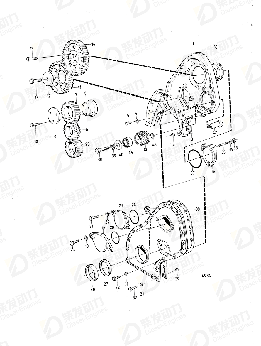 VOLVO Hexagon screw 955307 Drawing